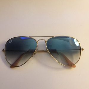 Ray Ban Blue Fade Aviators